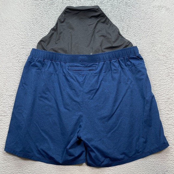 Rhone Shorts Mens XXL 38 x 6" Blue SWIFT KNIT Brief Lined Running 100099 - Picture 8 of 11